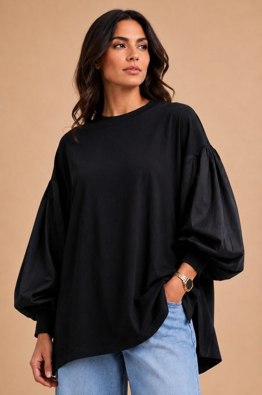 black puffy