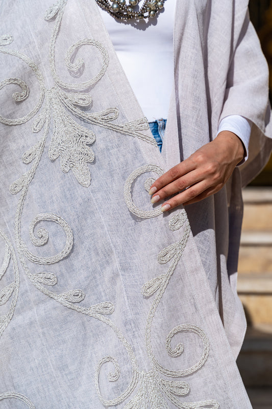 Greige linen