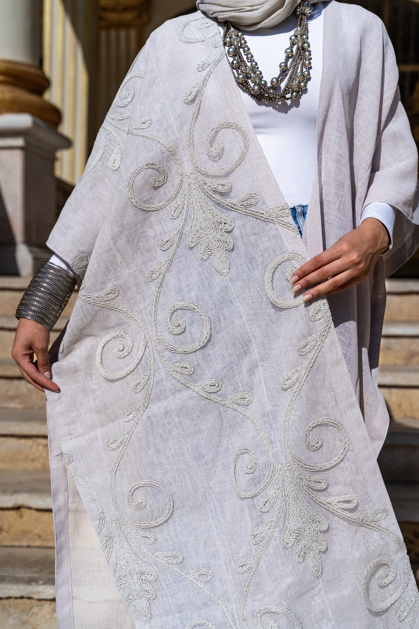 Greige linen