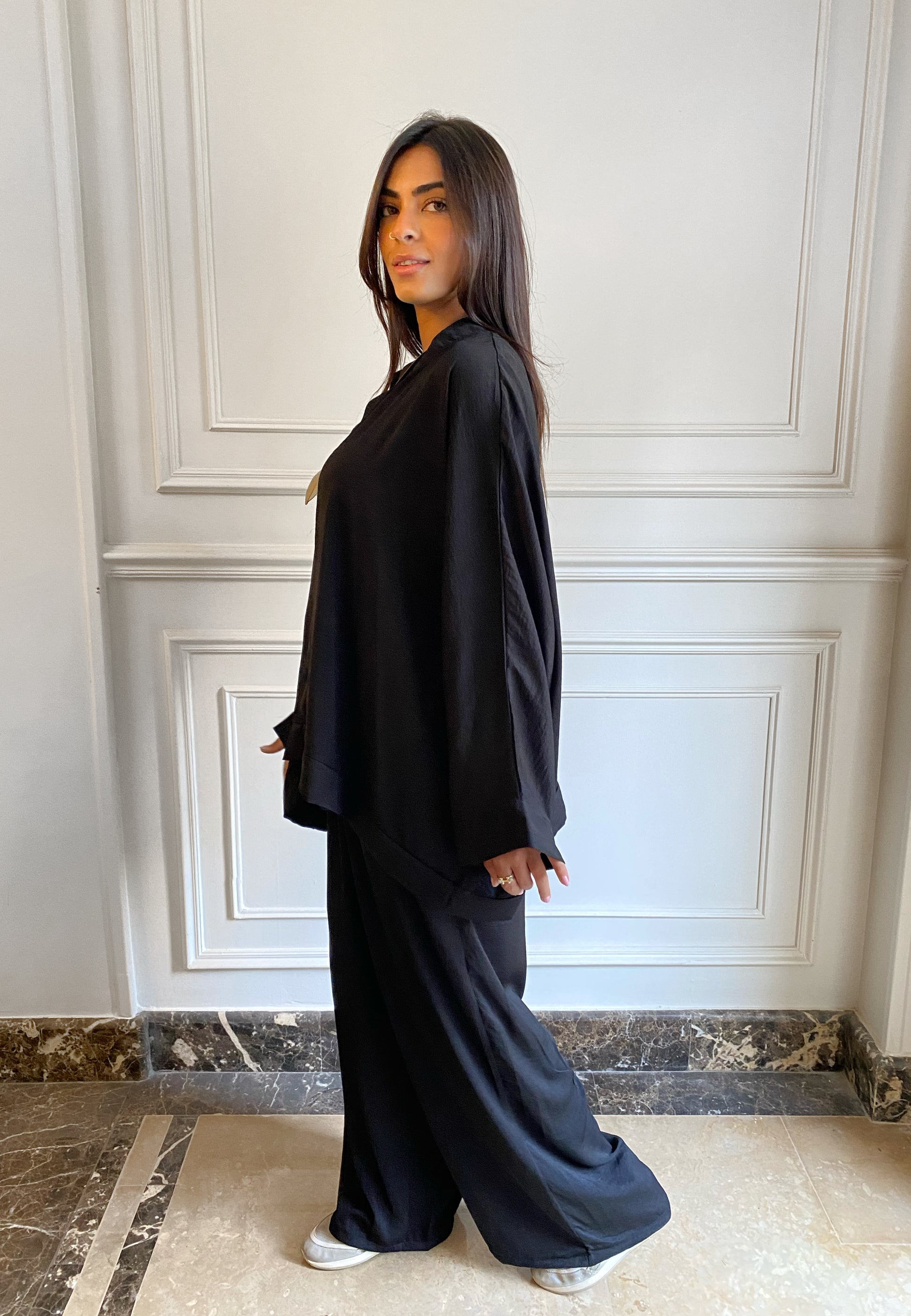black silk