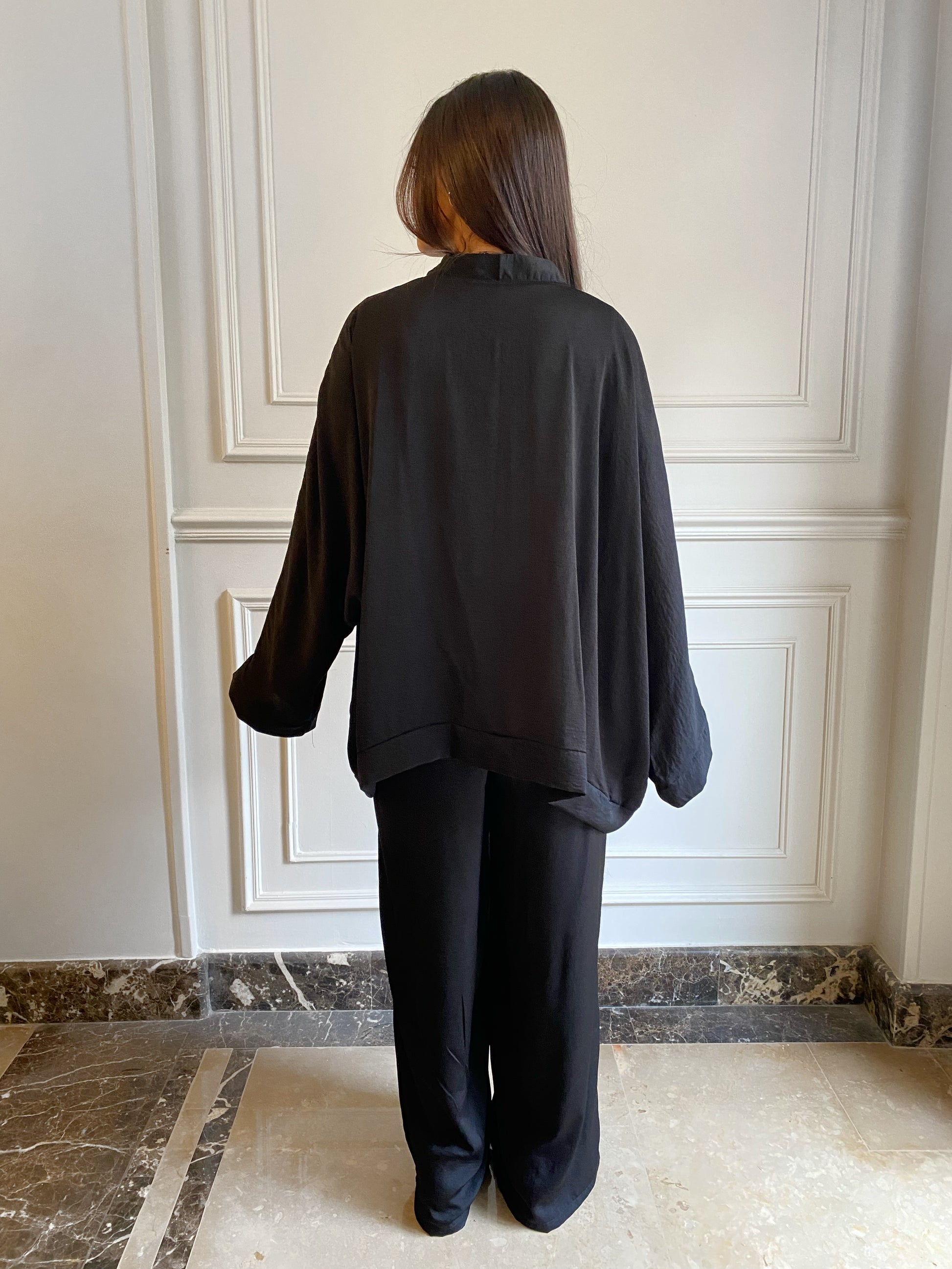 black silk