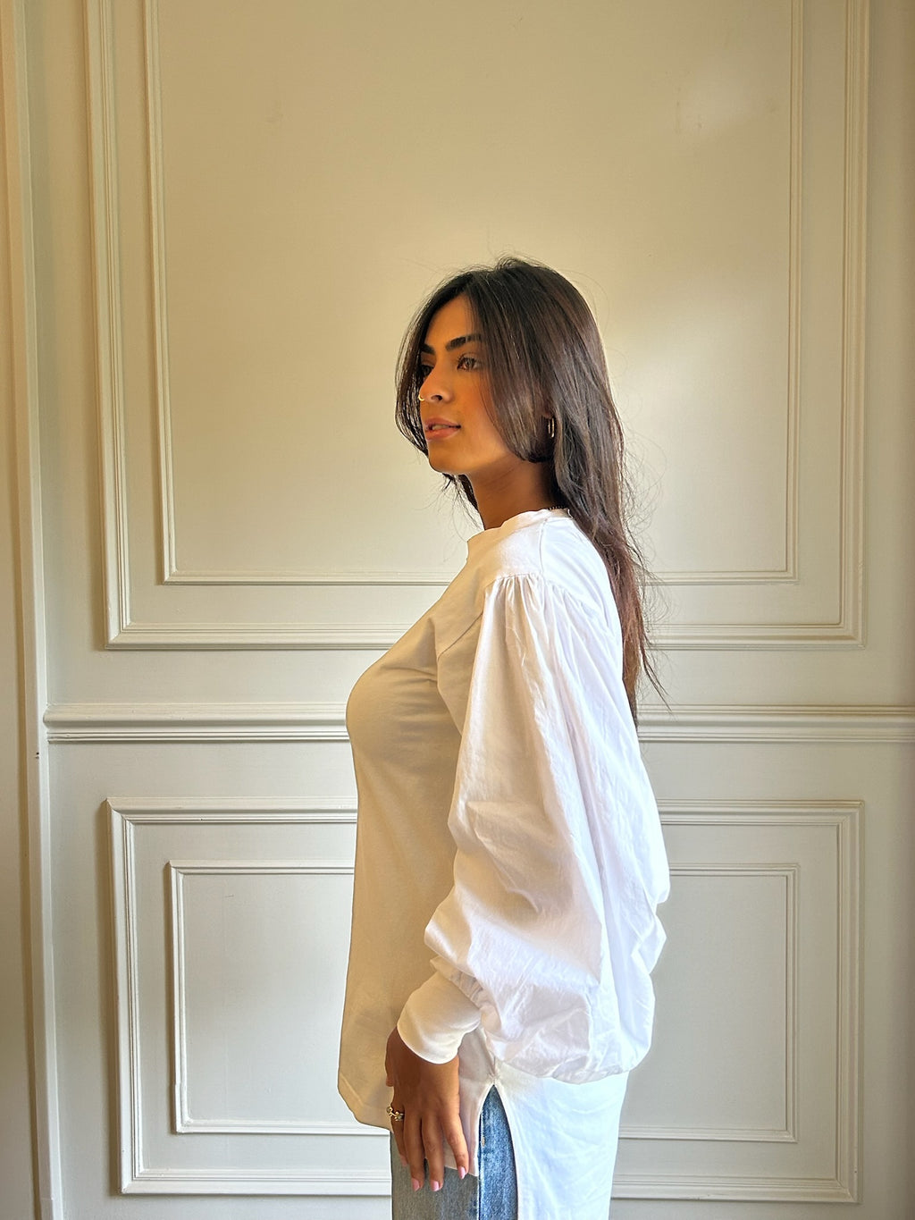 white puffy