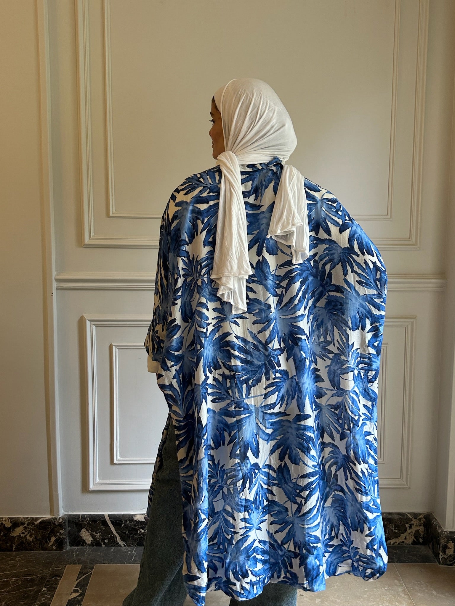 chemise dress blue