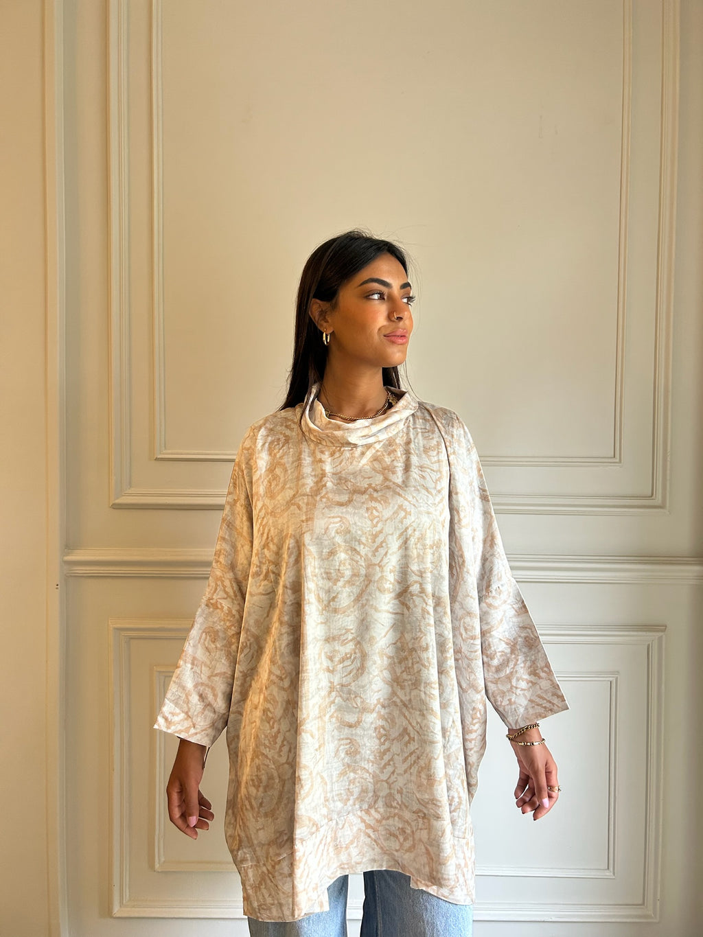 satin blouse