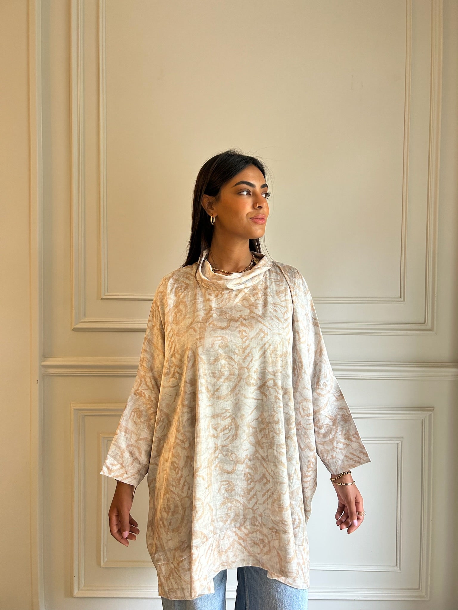 satin blouse