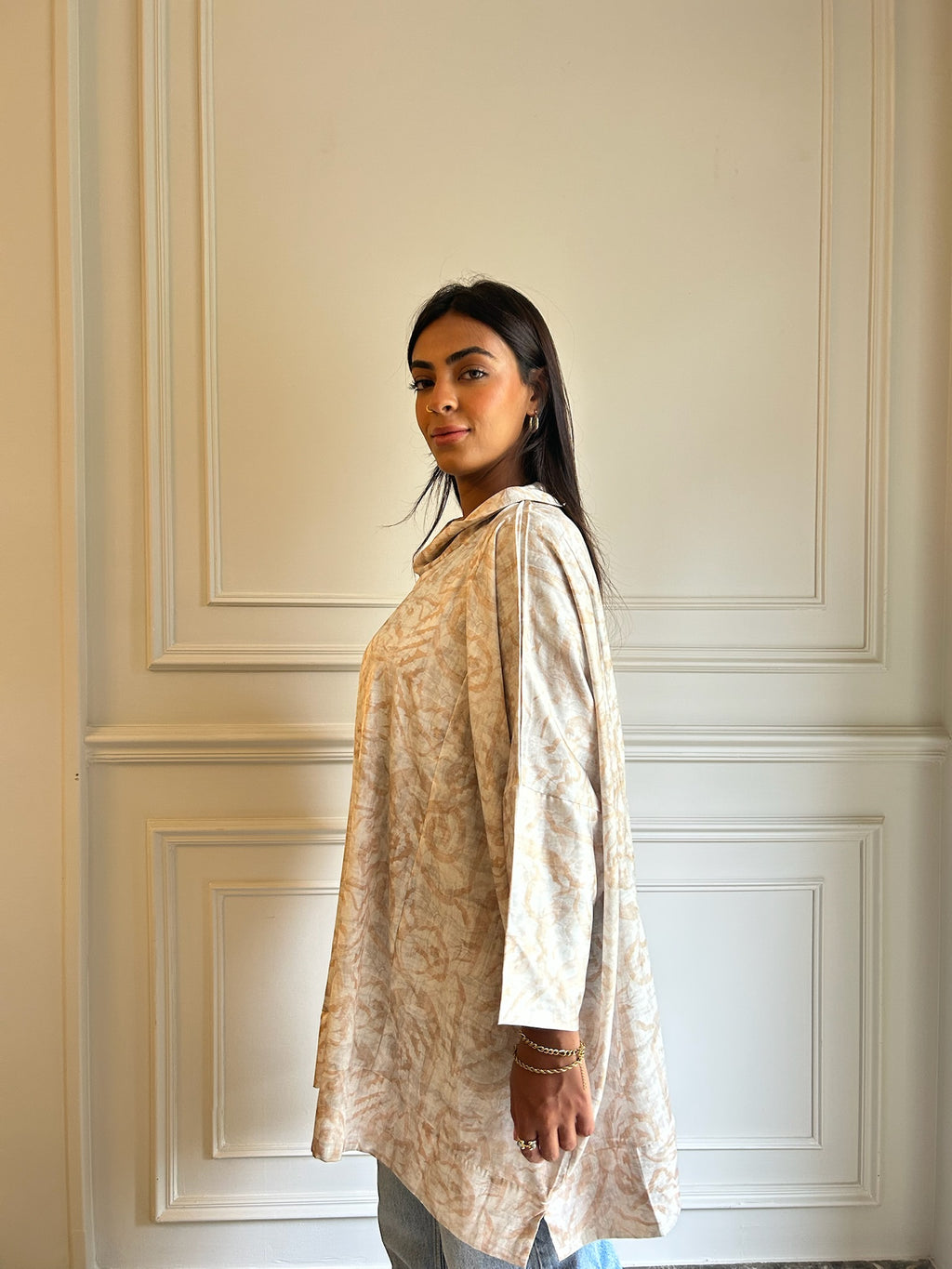 satin blouse
