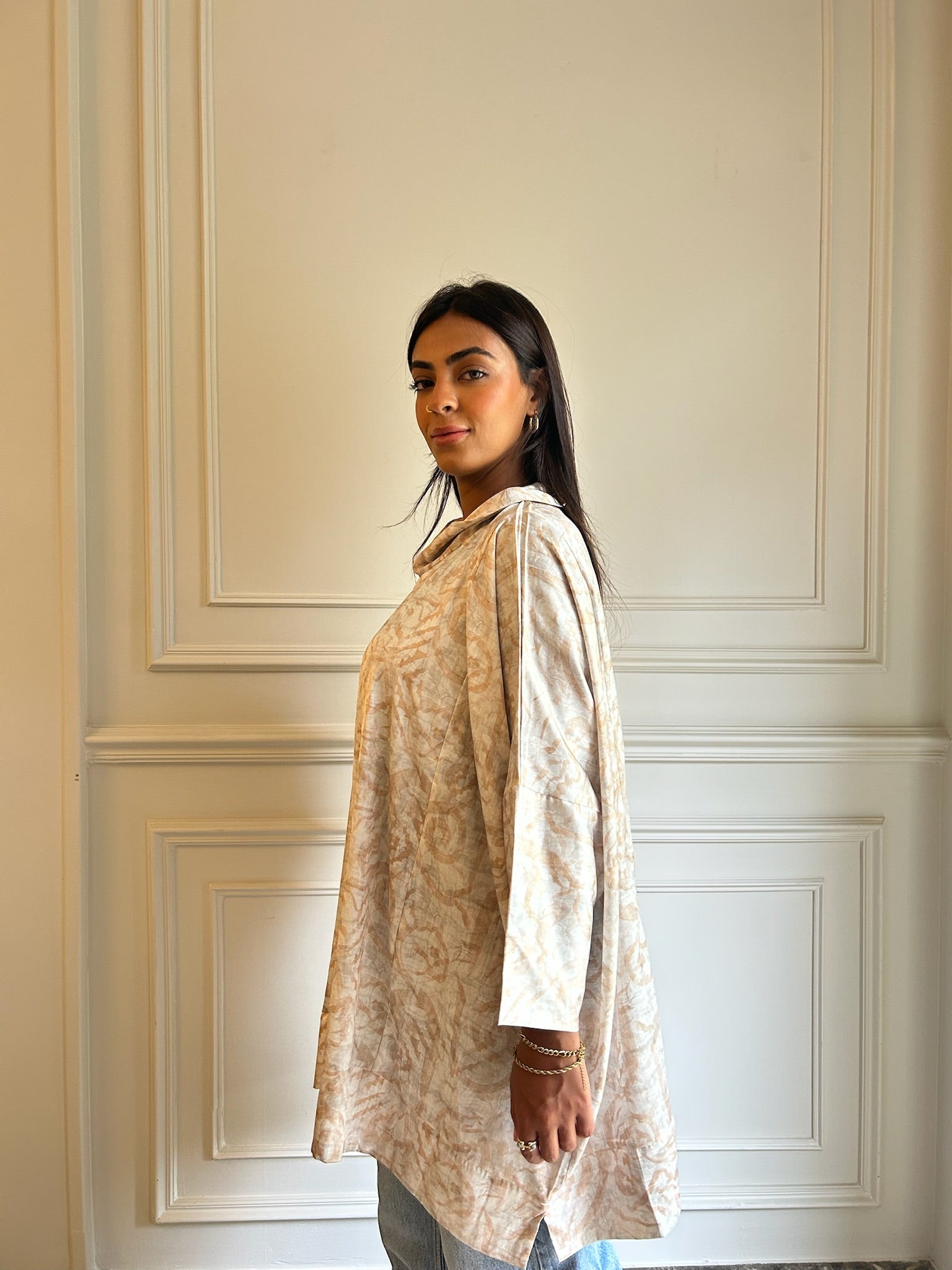 satin blouse