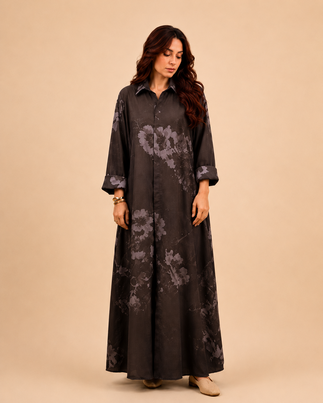 Brown kimono