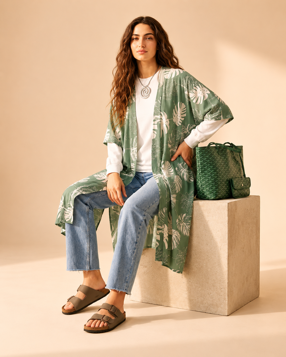 Floral cardigan