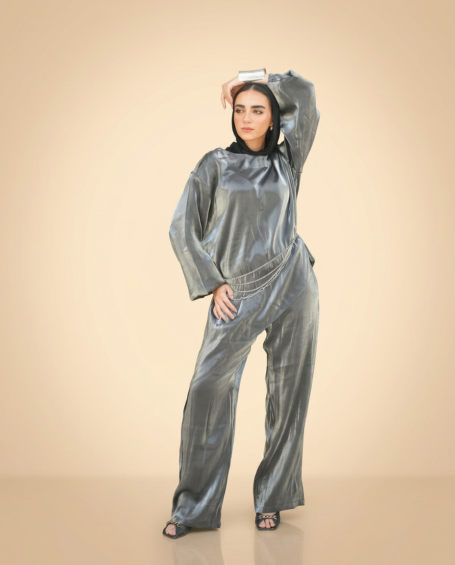 shimmer grey set