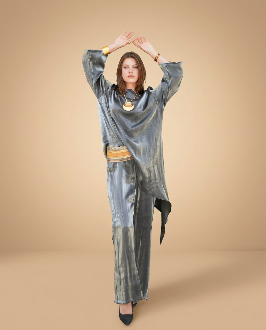 shimmer grey set