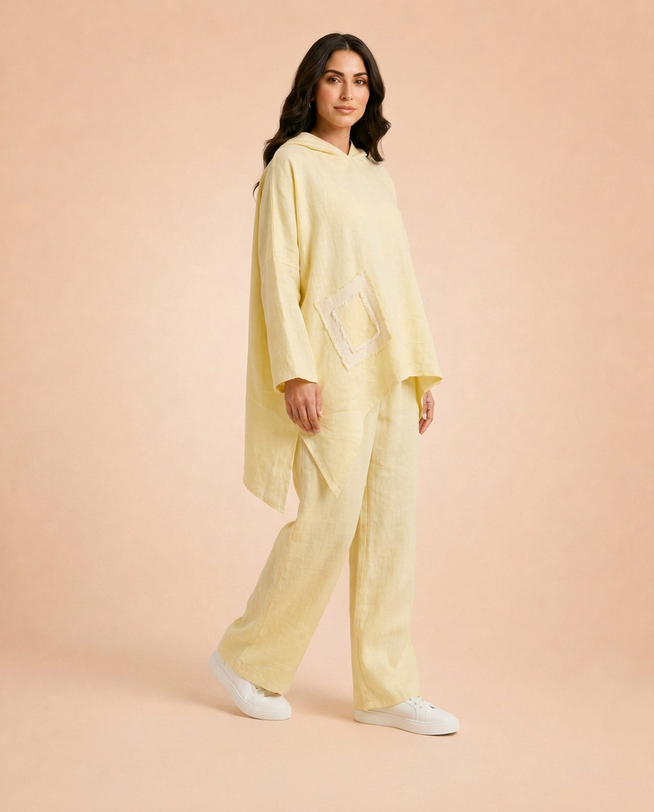 Linen butter yellow