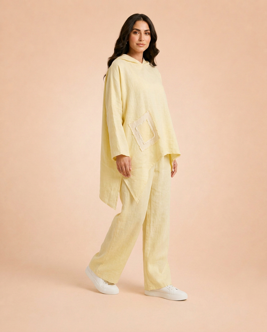 Linen butter yellow