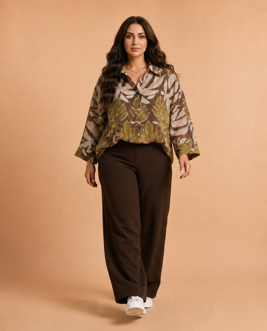 Leaf Blouse(xl/xxl)