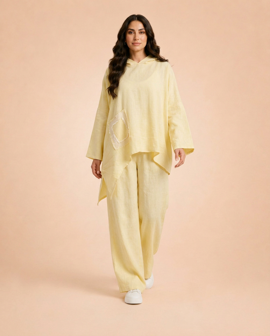 Linen butter yellow