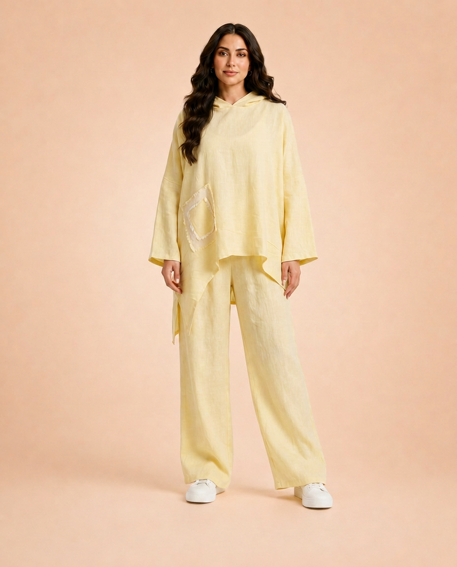 Linen butter yellow