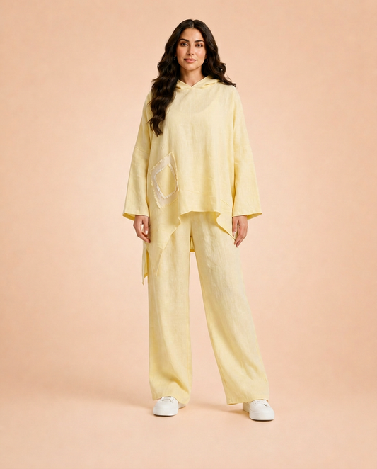 Linen butter yellow